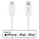 Deltaco USB-C til Ligtning Kabel - 1m (MFi) Hvid