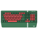 Delux KM17DB Gaming Tastatur m/RGB (Gul Gateron G Pro Switch) Grøn/Rød