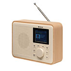 Denver DAB-60LW DAB+ Radio (Bluetooth) Lys træ