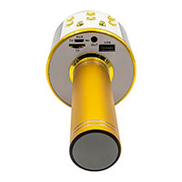 Denver KMS-20 Karaoke Mikrofon/Hjttaler (Bluetooth) Gul