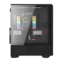 DeskFlash DLC31 ATX PC Kabinet (ATX/M-ATX/ITX) Sort
