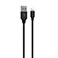 Devia Gracious Lightning - USB-A kabel - 1m (2,4A) Sort