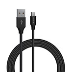 Devia Gracious microUSB - USB-A kabel - 1m (2,4A) Sort