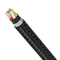 Devia Gracious microUSB - USB-A kabel - 1m (2,4A) Sort