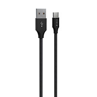 Devia Gracious USB-A - USB-C kabel - 1m (2,4A) Sort