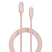 Devia Jelly 27W Lightning Kabel - 1,2m (USB-C/Lightning) Pink