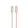 Devia Jelly 60W USB-C Kabel - 1,2m (USB-C/USB-C) Pink