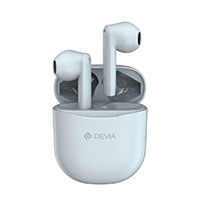 Devia Joy A10 TWS Earbuds Bluetooth (5 timer) Hvid