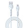Devia Kintone Lightning - USB-A kabel - 1m (2,1A) Hvid