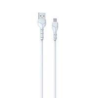 Devia Kintone microUSB - USB-A kabel - 1m (2,1A) Hvid