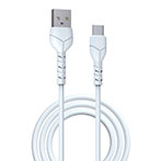 Devia Kintone USB-C - USB-A kabel - 1m (2,1A) Hvid