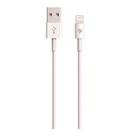 Devia Lightning Kabel 2,1A - 2m (USB-A/Lightning) Hvid