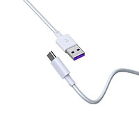 Devia Shark USB-C - USB-A kabel - 1,5m (5A) Hvid