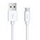 Devia Smart microUSB - USB-A kabel - 1m (2,1A) Hvid 