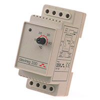 DEVIreg 330 Termostat 230V (DIN-skinne) -10C - 10C
