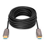 Digitus AOC Hybrid HDMI Kabel m/Ethernet - 10m (HDMI Han/HDMI Han)