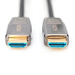 Digitus AOC Hybrid HDMI Kabel m/Ethernet - 20m (HDMI Han/HDMI Han)