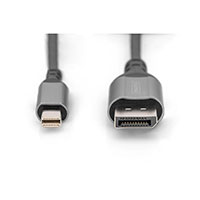 Digitus DisplayPort 1.4 Kabel 8K - 1m (Mini DisplayPort/DisplayPort)