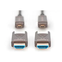 Digitus HDMI AOC Hybrid fiberoptisk kabel 4K - 10m (HDMI-D)
