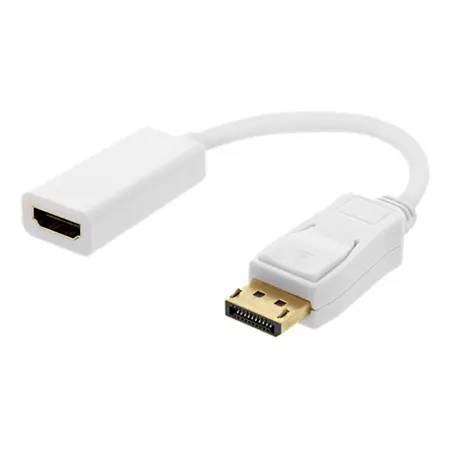 Engel Spænde lovende DisplayPort til HDMI adapter (4K) Hvid - Deltaco