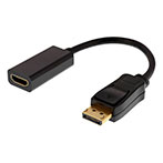 DisplayPort til HDMI adapter (4K) Sort - Deltaco