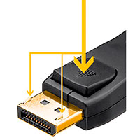 DisplayPort kabel - 3m (10,8Gbps) Goobay