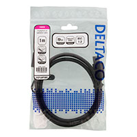 DisplayPort kabel 8K - 1m (Sort) Deltaco