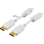DisplayPort kabel 4K - 1m (Hvid)