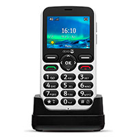 Doro 5861 mobiltelefon (4G) Hvid/sort