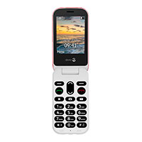 Doro 6040 Klaptelefon m/Tastatur - DualSIM (Bluetooth) Rd