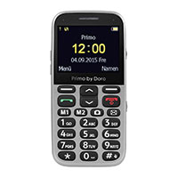 Doro Primo 366 Mobiltelefon m/Store knapper (Bluetooth) Slv