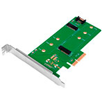 Dual M.2 til PCIe adapter (SATA/PCIe) Logilink