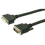 DVI forlænger kabel - 2m (24+1 DVI-D)