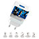Dudao A3EL USB Lader 12W + Lightning/USB-A kabel