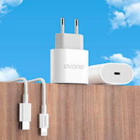 Dudao iPhone 15 USB Oplader m/Kabel 20W - 1m (USB-C)