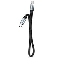 Dudao L10C USB-C Kabel 100W - 0,23m (USB-C/USB-C) Sort
