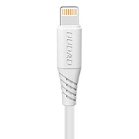 Dudao L2L Lightning Kabel 5A - 1m (USB-A/Lightning) Hvid
