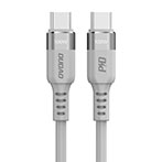 Dudao L5CMAX USB-C Kabel 100W - 1m (USB-C/USB-C) Grå