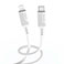 Dudao L6S USB-C til Lightning Kabel 20W - 1m (USB-C/Lightning) Hvid