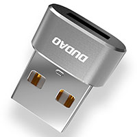 Dudao USB Adapter (USB-C Hun/USB-A Han)