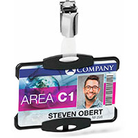 Durable ECO ID-kort holder - Sort (54x87mm) 10-pack