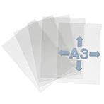 Durable Plastlomme A3 (10pk) Transparent