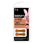 Duracell EasyTab 312 Hreapparat Batteri (PR41) 6pk