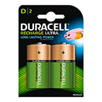 Duracell Genopladelige Batterier D (3000mAh) 2pk