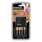Duracell Hi-Speed Batterilader + AA/AAA Genopladelige Batterier (1300/750mAh)