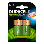 Duracell Ultra Genopladelige Batterier C (3000mAh) 2pk