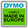 Dymo D1 Label Tape - 7m (19mm) Sort/Hvid - 10pk