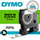 Dymo D1 Label Tape - 7m (12mm) Bl/Transparent