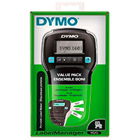 Dymo LabelManager 160 (6/9/12mm D1) QWERTZ + 3x 12mm D1