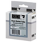 Dymo Rhino Heatshrink Tube Label - 1,5m (12mm) Sort/Hvid